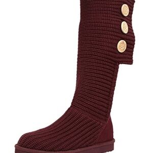 Purple UGG Button Boots